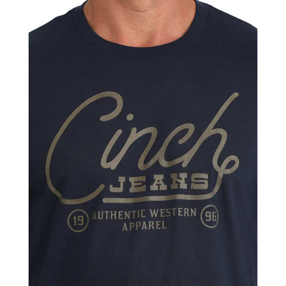 Cinch Men’s Logo T-Shirt – Navy