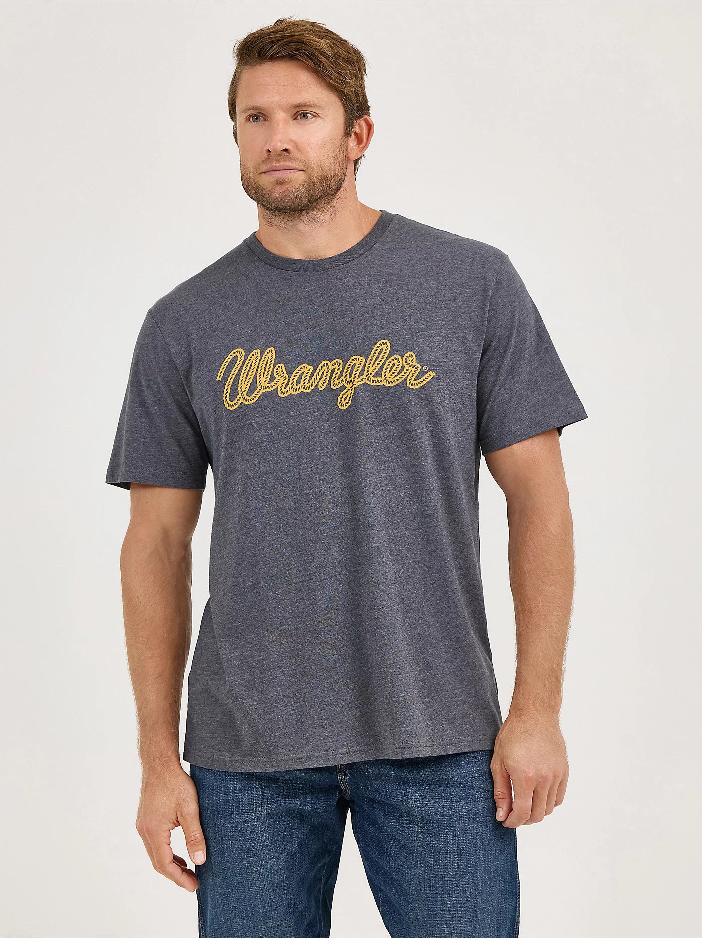 Wrangler® Men's Rope Logo T-Shirt - Asphalt