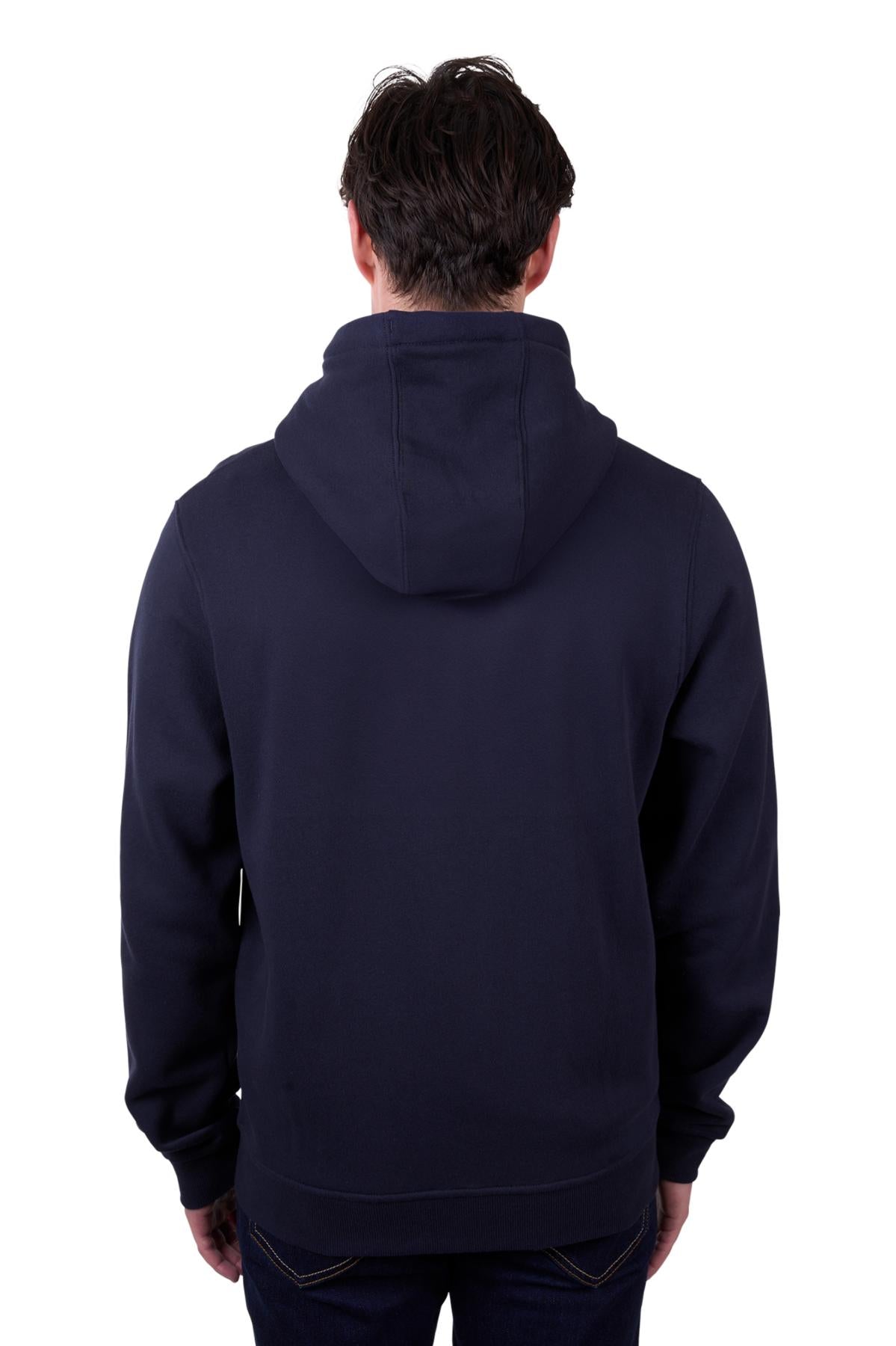 Pure Western Mens Carl Zip Up Hoodie - Navy