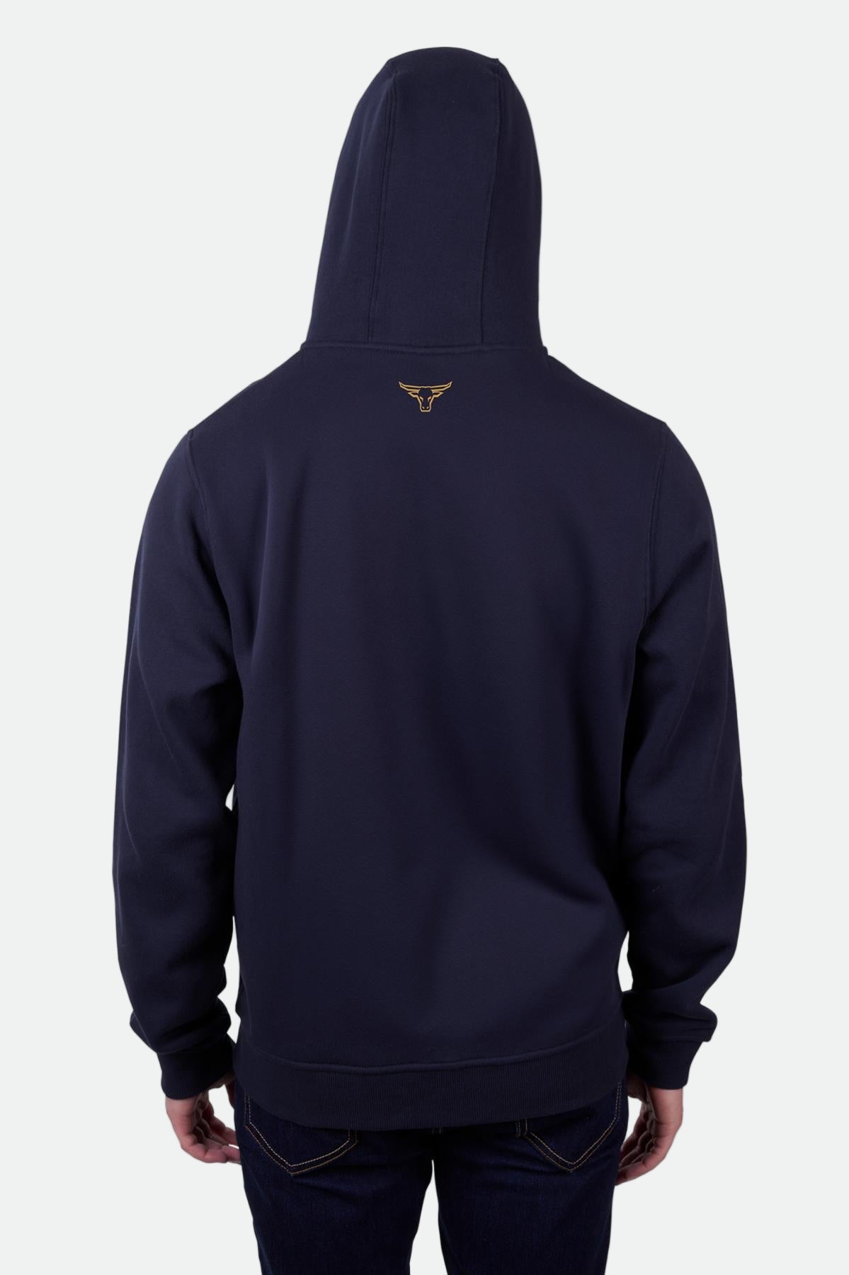 Pure Western Mens Carl Zip Up Hoodie - Navy