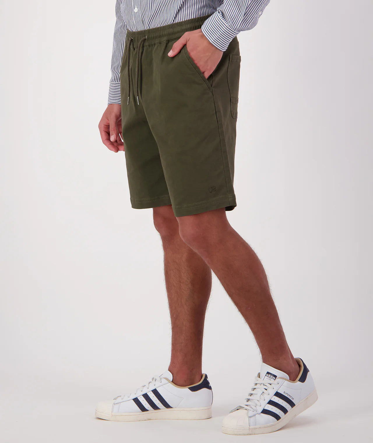 Swanndri Men's Clevedon Stretch Canvas Short - Clover
