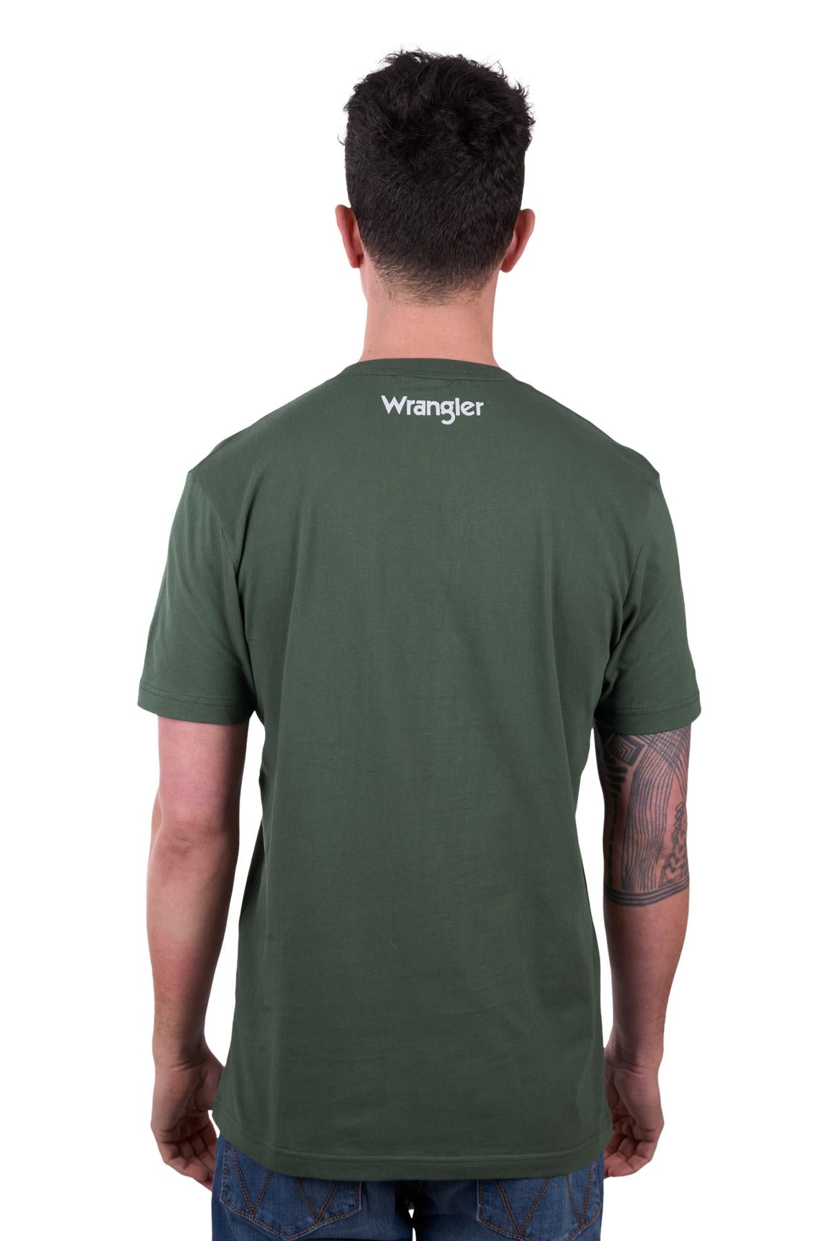 Wrangler Men’s Cole Short Sleeve Tee - Cypress