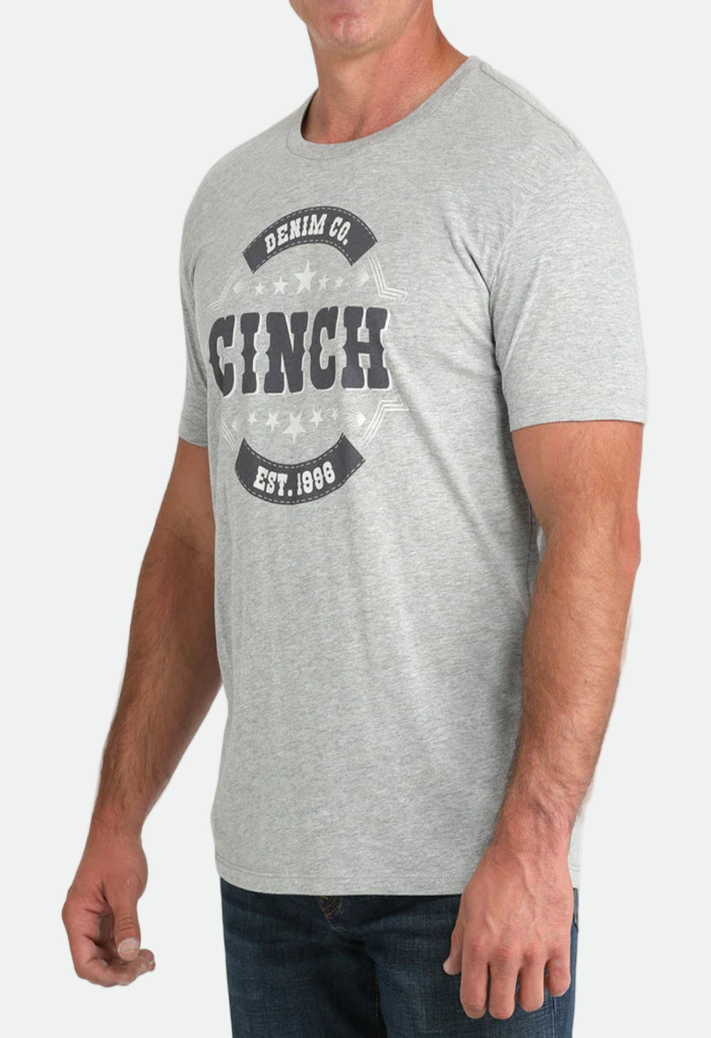 Cinch Men's Graphic Tee - Grey