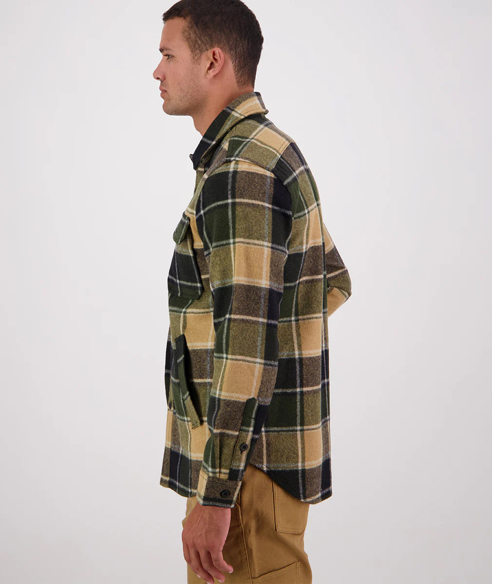 Swanndri Men's Kiaraki V3 Wool Shacket - Denver Check
