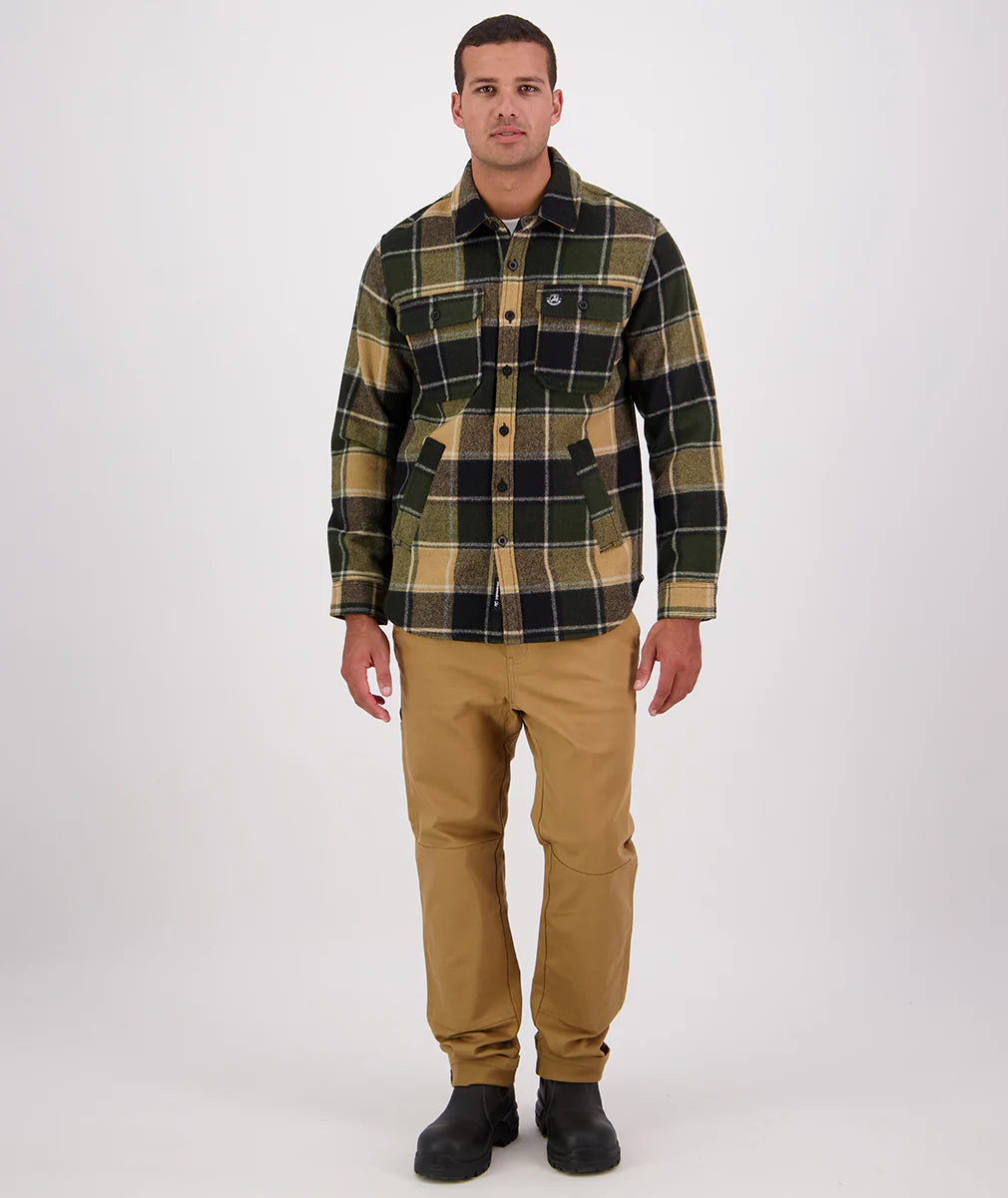 Swanndri Men's Kiaraki V3 Wool Shacket - Denver Check