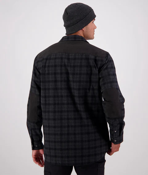 Men's Marton Stormshield Long Sleeve Shirt - Grey/Black