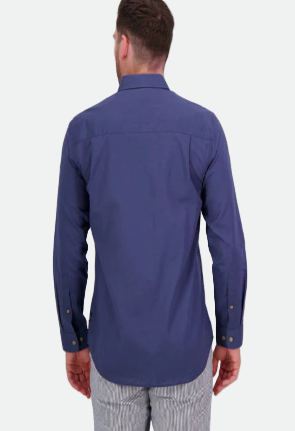 Swanndri Men's Ward Long Sleeve Shirt - Indigo