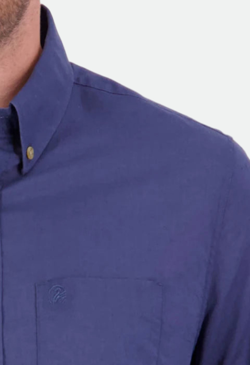 Swanndri Men's Ward Long Sleeve Shirt - Indigo