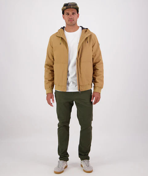 Swanndri Men's Whitlow V2 Canvas Hoodie - Cashew