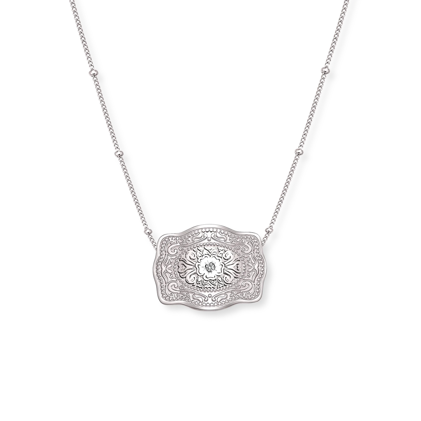 SpurWest Mini Belt Buckle Necklace (Amelia Rose)