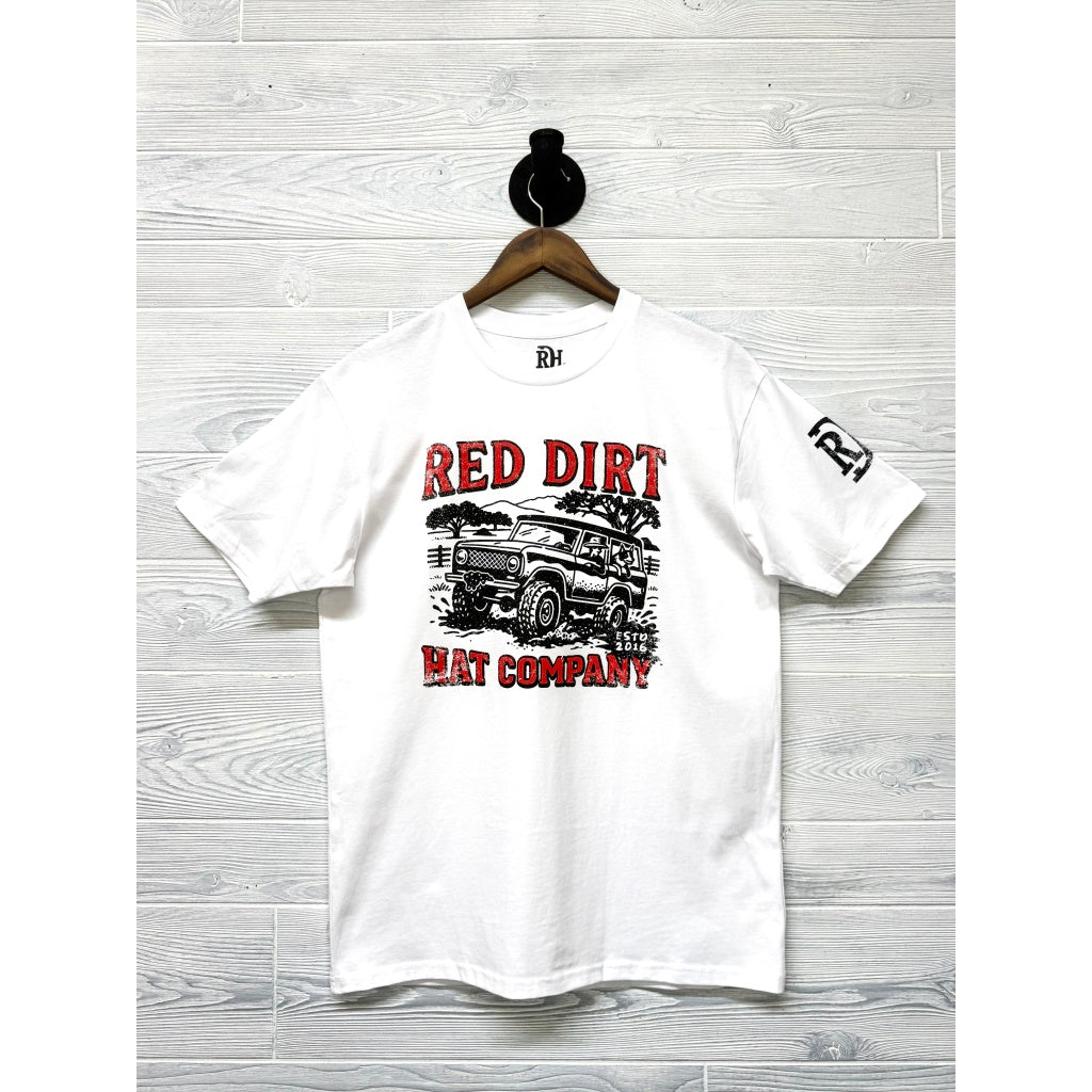 Red Dirt Hat Co. Men's Mud Slinger T-Shirt - White