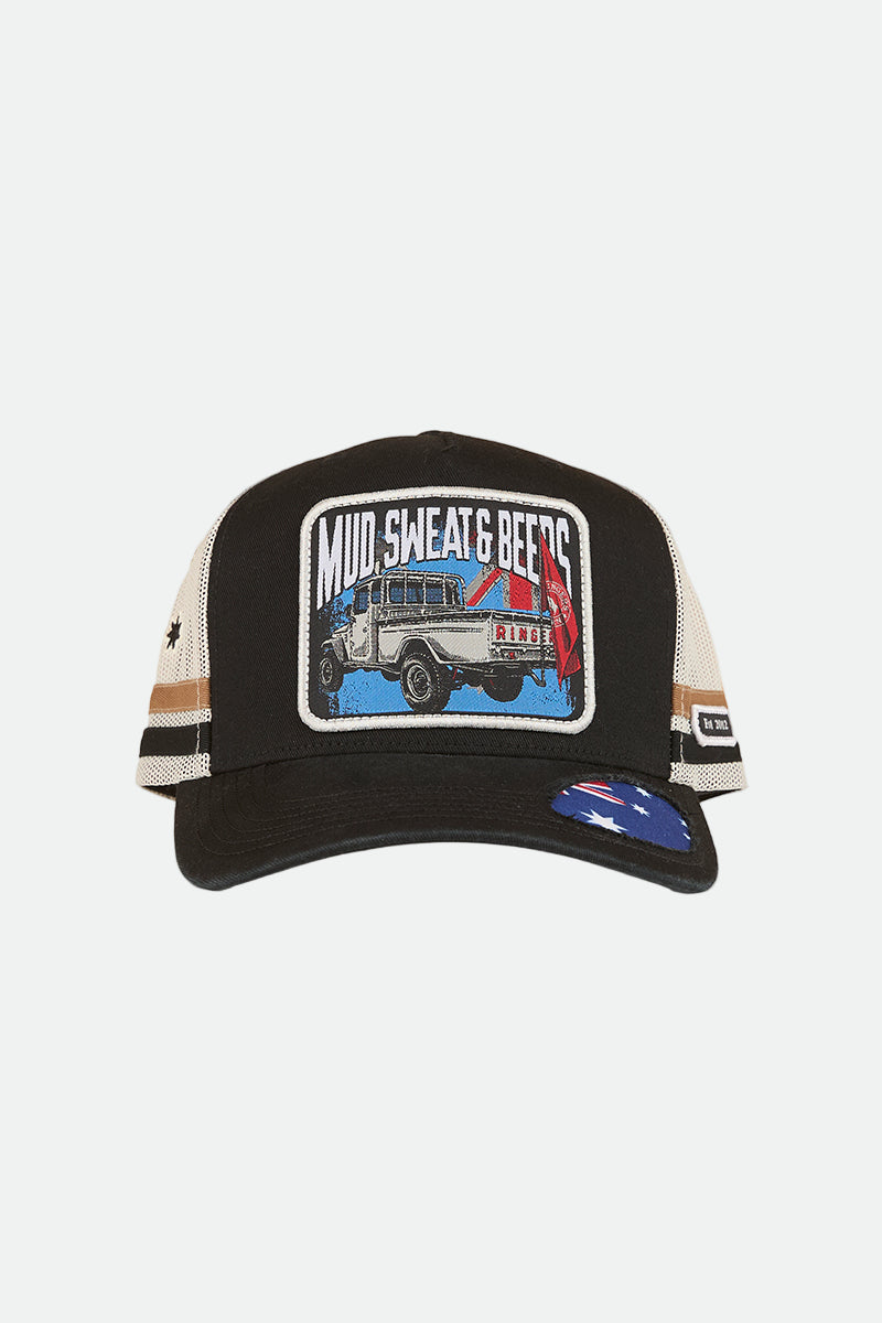 Ringers Western Workhorse Deep Fit Trucker Cap - Black