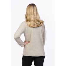 Native World Possum Merino Half Zip Sweater (Natural)