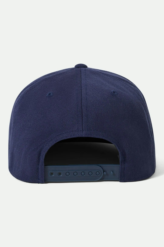 Brixton Oath III Snapback - Washed Navy/White/Black