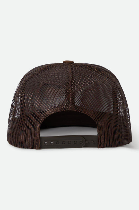 Brixton Oath Trucker Hat - Pinecone Brown/Pinecone Brown