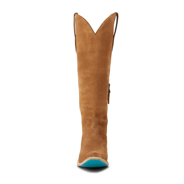 Lane Boots Olivia Jane Knee High Corset - Toffee Suede