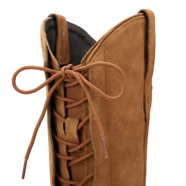 Lane Boots Olivia Jane Knee High Corset - Toffee Suede