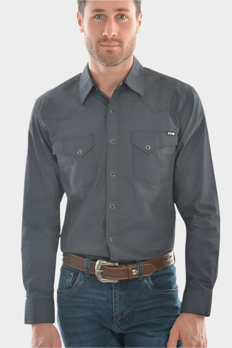 Pure Western Men's Bailey Long Sleeve Shirt - SALE