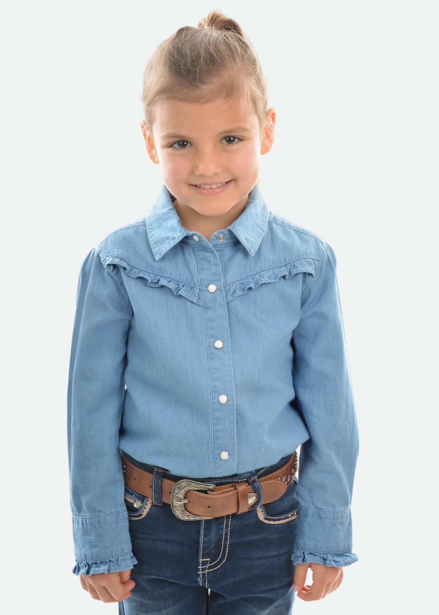 Pure Western Girls Darcy Long Sleeve Shirt - SALE