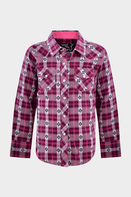 Pure Western Women's Shana Check L/S Shirt