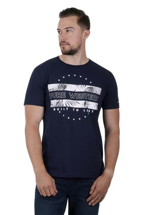 PURE WESTERN MENS PARADE SS TEE (CLEARANCE)