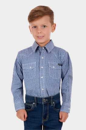 PURE WESTERN BOYS OLIVER LS SHIRT