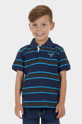 PURE WESTERN BOYS PETERS SS POLO - CLEARANCE