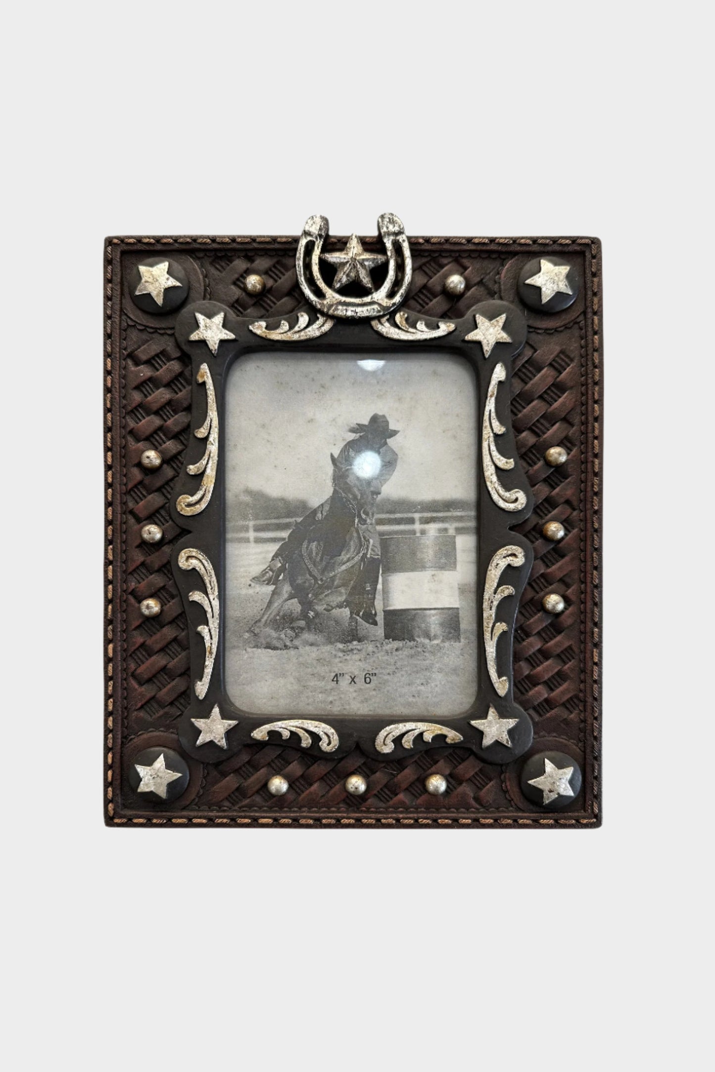 Pure Western Horseshoe Picture Frame - Assorted