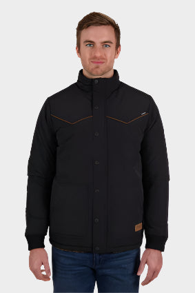 PURE WESTERN MENS TOMMY JACKET (BLACK)