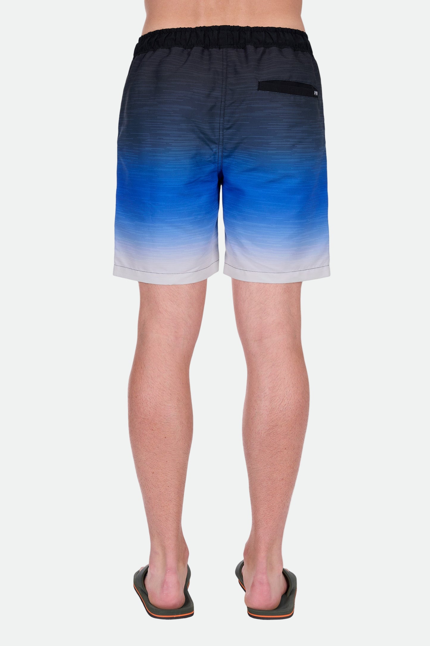 Pure Western Men's Phillip Boardshort - Black/Royal
