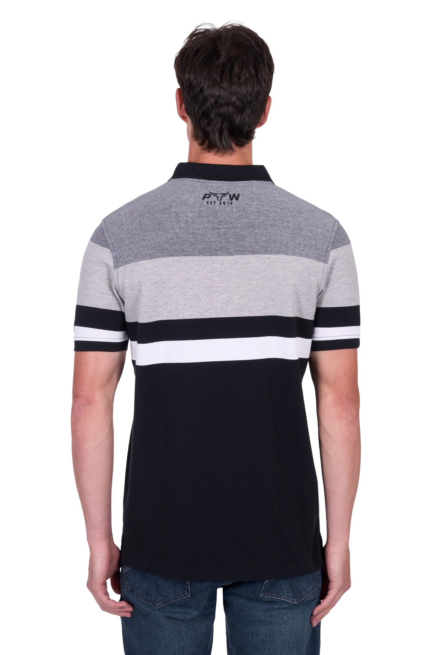 Pure Western Men's Shane Ss Polo - Black