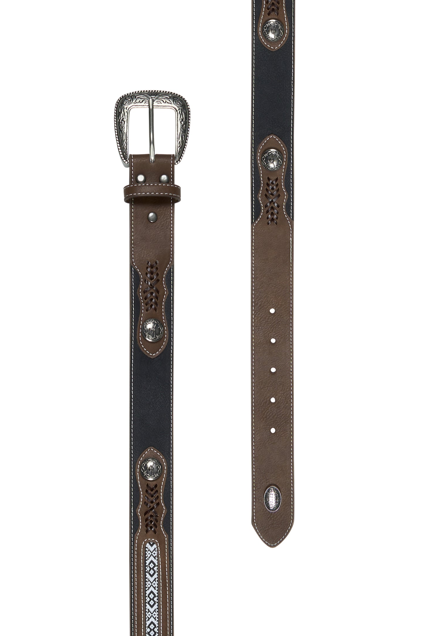 Pure Western Clayton Belt - Tan/Black