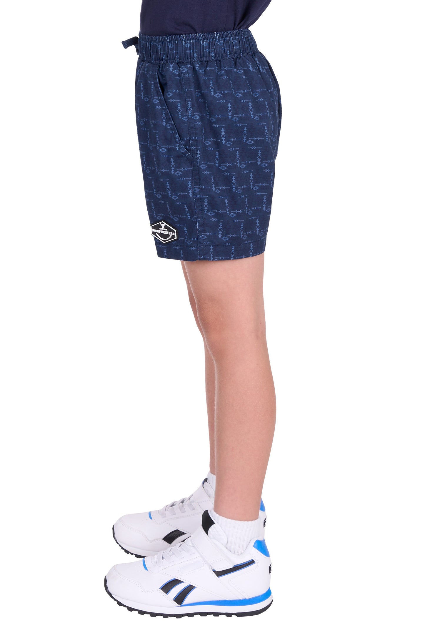 Pure Western Boy's Corey Boardshort - Navy
