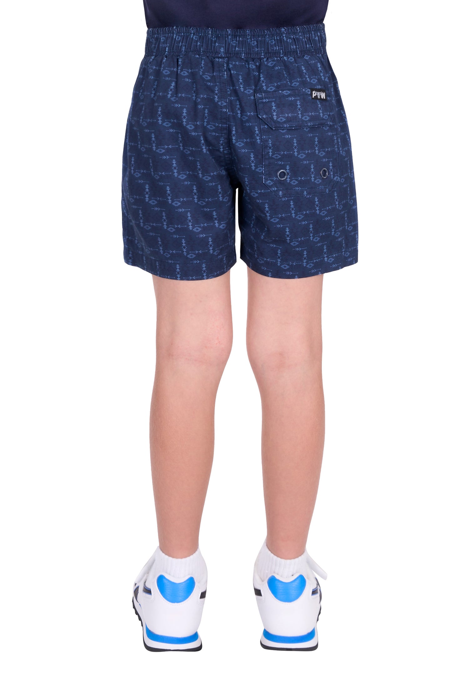Pure Western Boy's Corey Boardshort - Navy