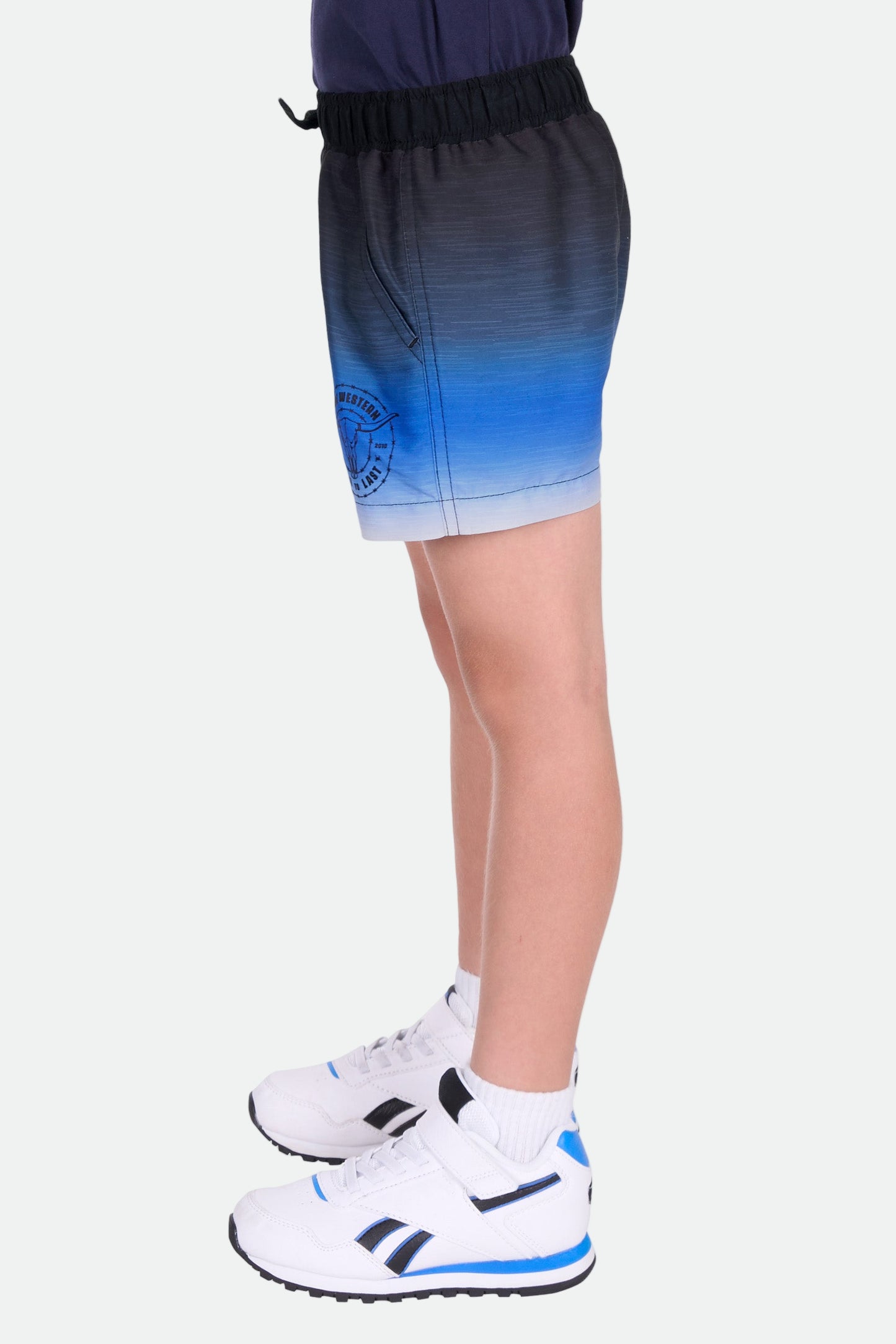 Pure Western Boy's Phillip Boardshort - Navy/Royal