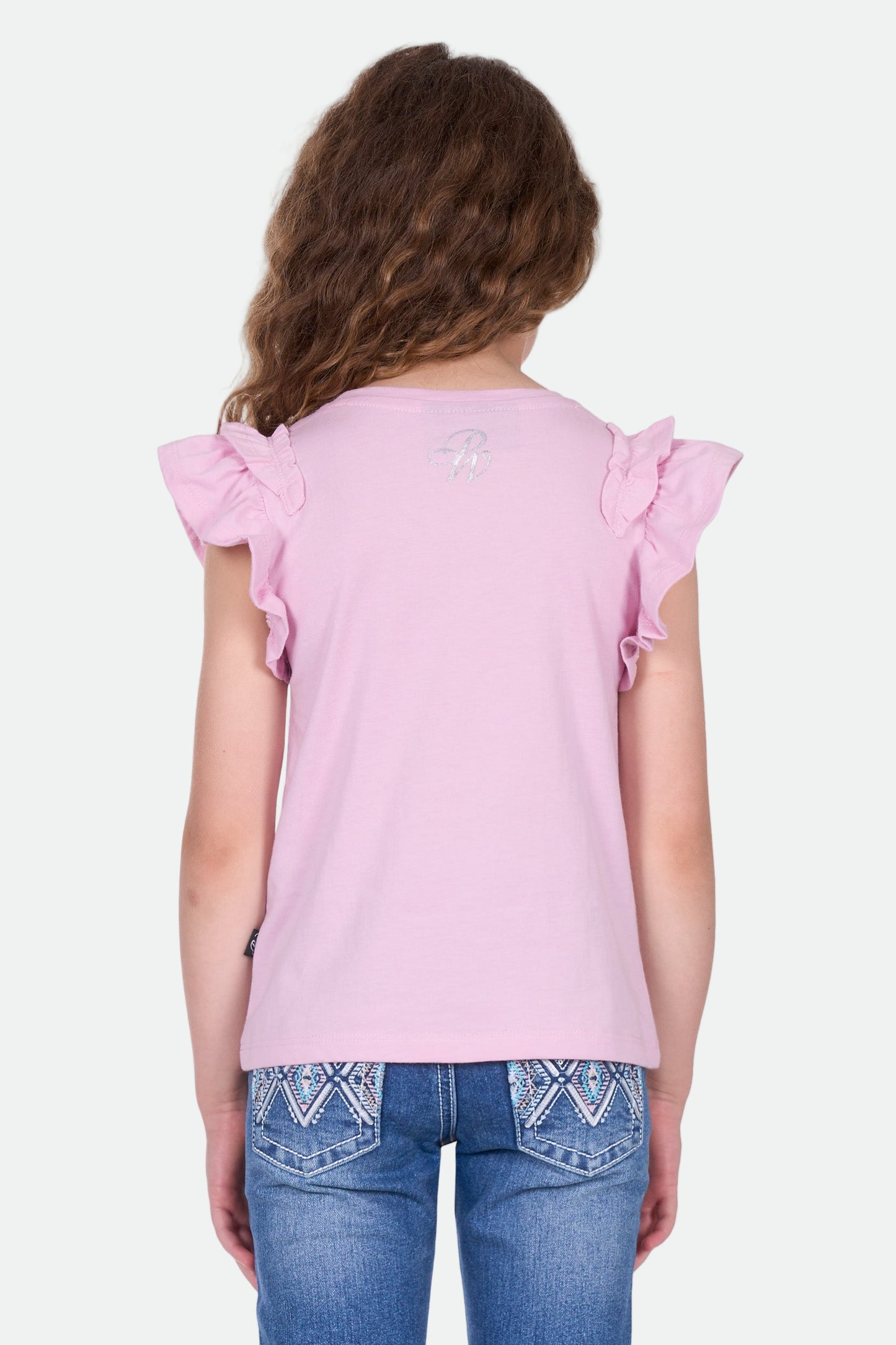 Pure Western Girl's Pietta Ss Tee - Pink