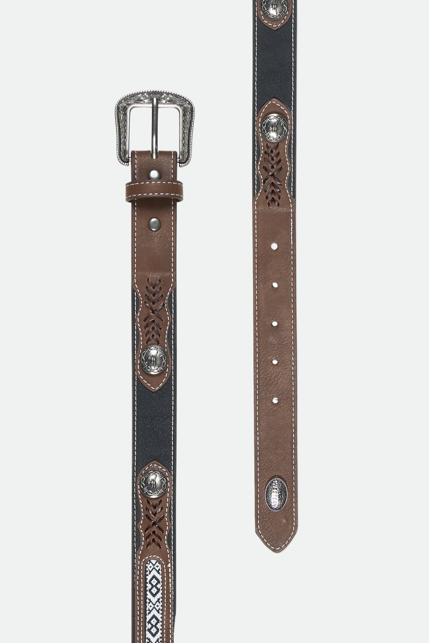 Pure Western Kid's Clayton Belt - Tan/Black