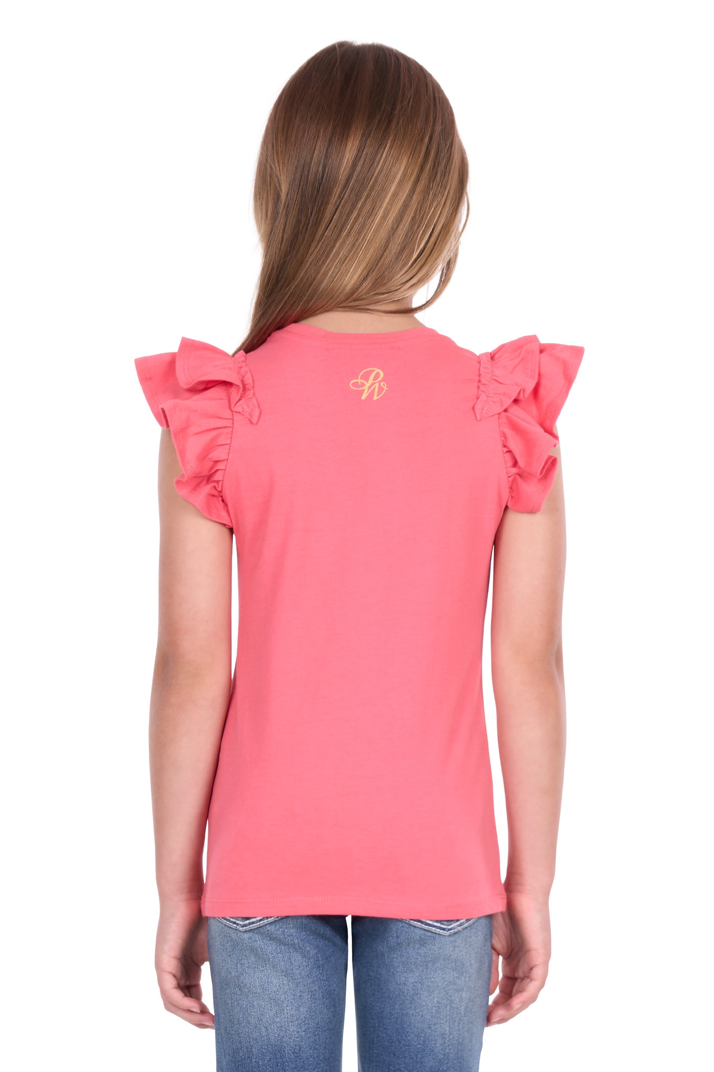 Pure Western Girls' Alira Short Sleeve Tee – Pink
