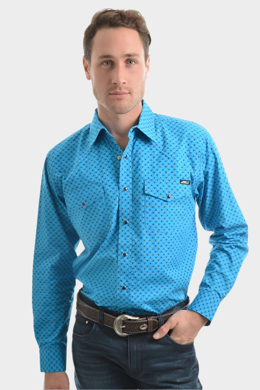 Pure Western Men's Davis Long Sleeve Shirt - SALE