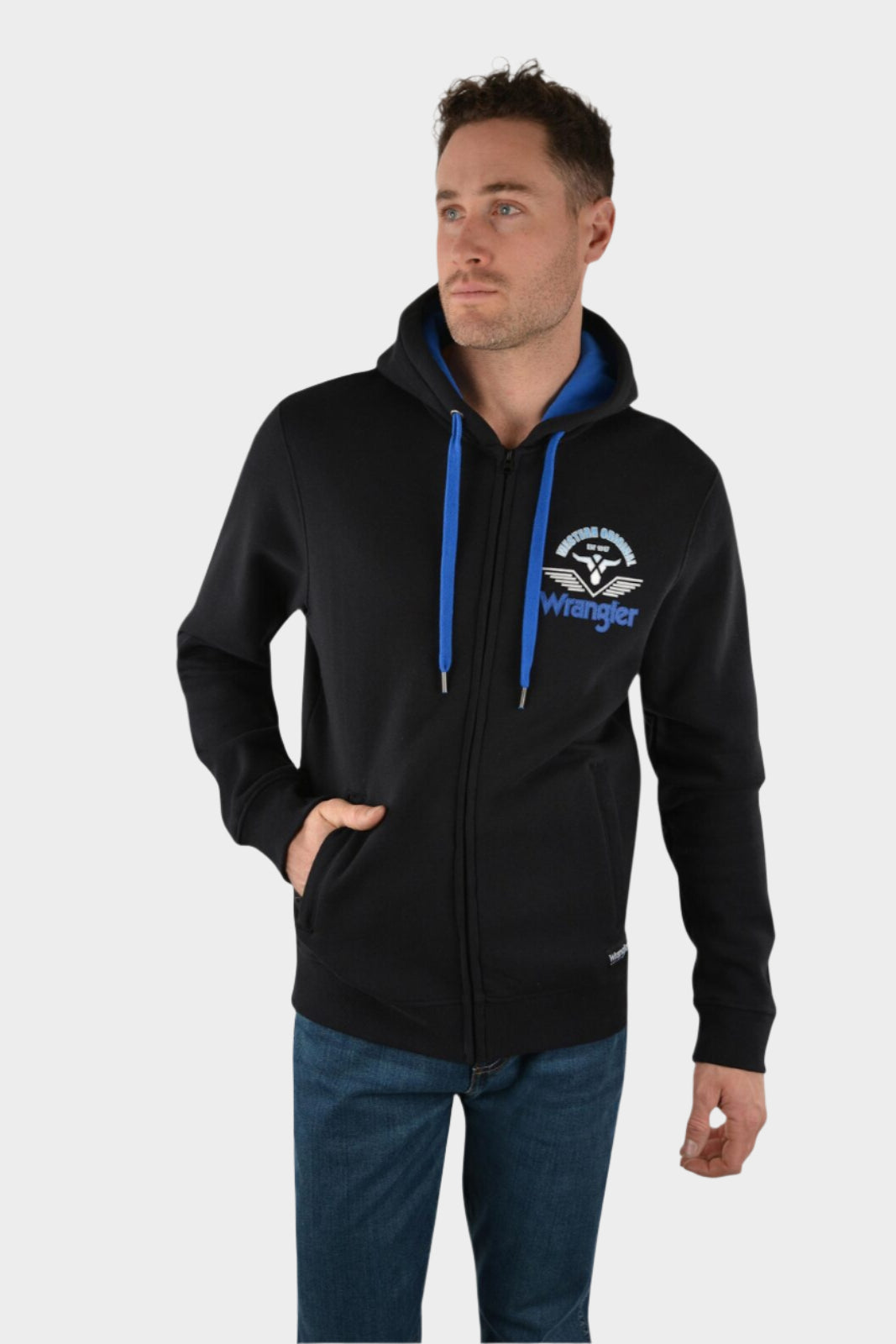 Wrangler Men's Callam Zip Through Hoodie