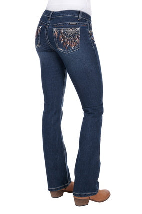 Pure Western Women's Lola Boot Cut Jean - 34Leg
