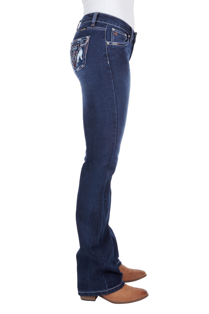 Pure Western Women's Bettina Relaxed Rider Jean