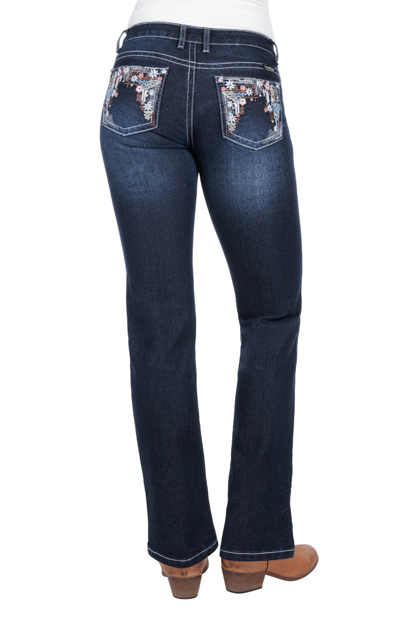 Pure Western Women's Anjelica Straight Leg Jean
