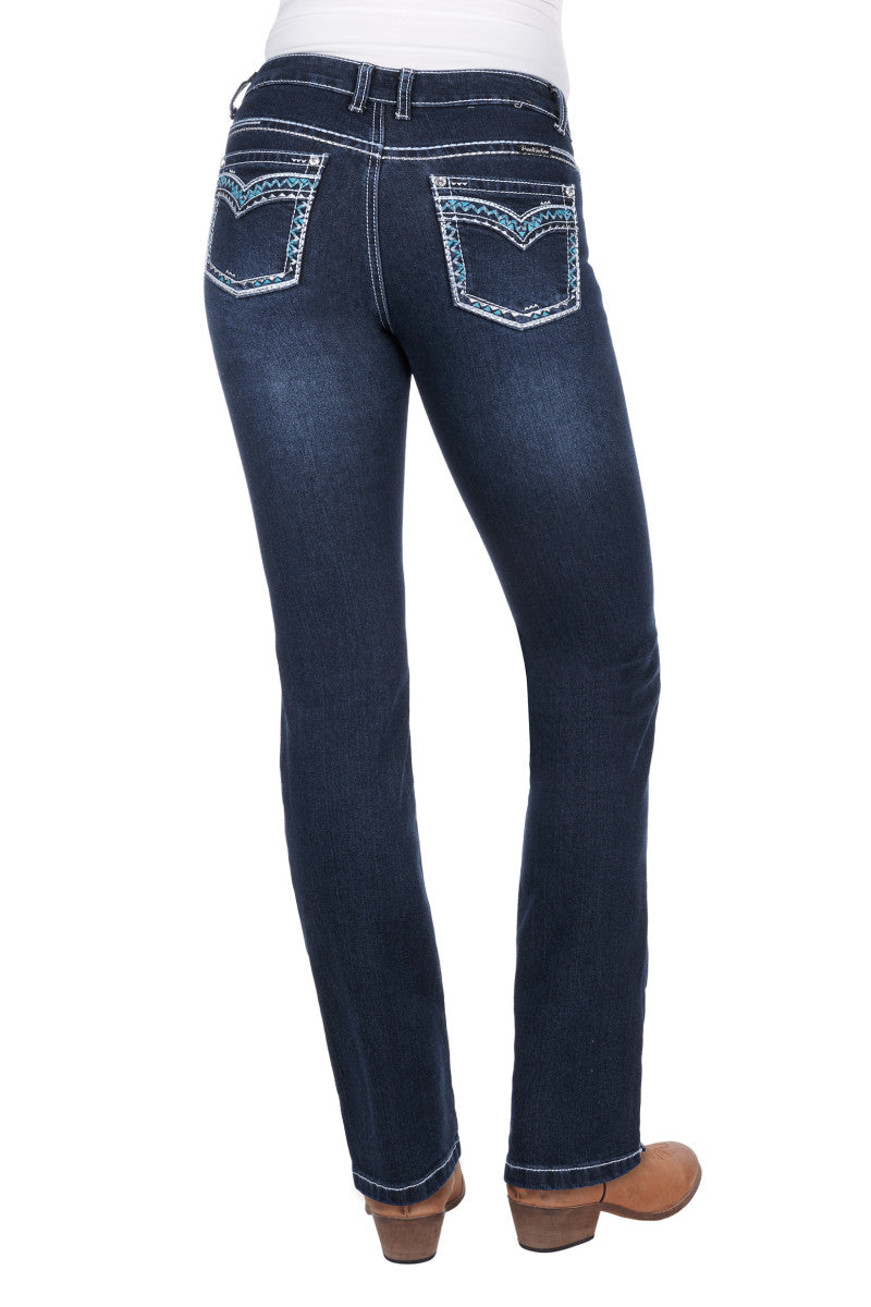 Pure Western Women's Geraldine Straight Leg Jean