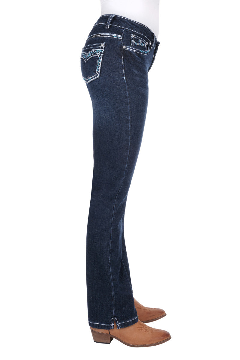 Pure Western Women's Geraldine Straight Leg Jean