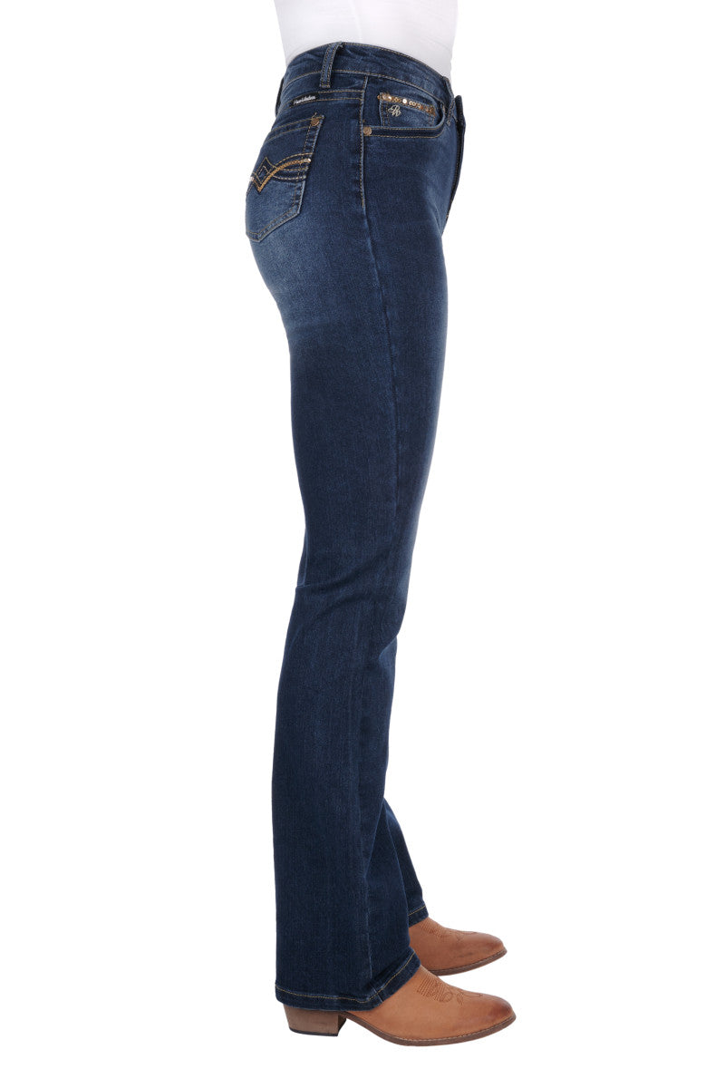 Pure Western Women's Brady Hi Rise Boot Cut Jean