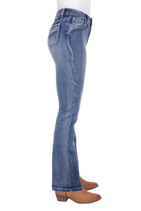 Pure Western Women's Jemma Hi Rise Boot Cut Jean