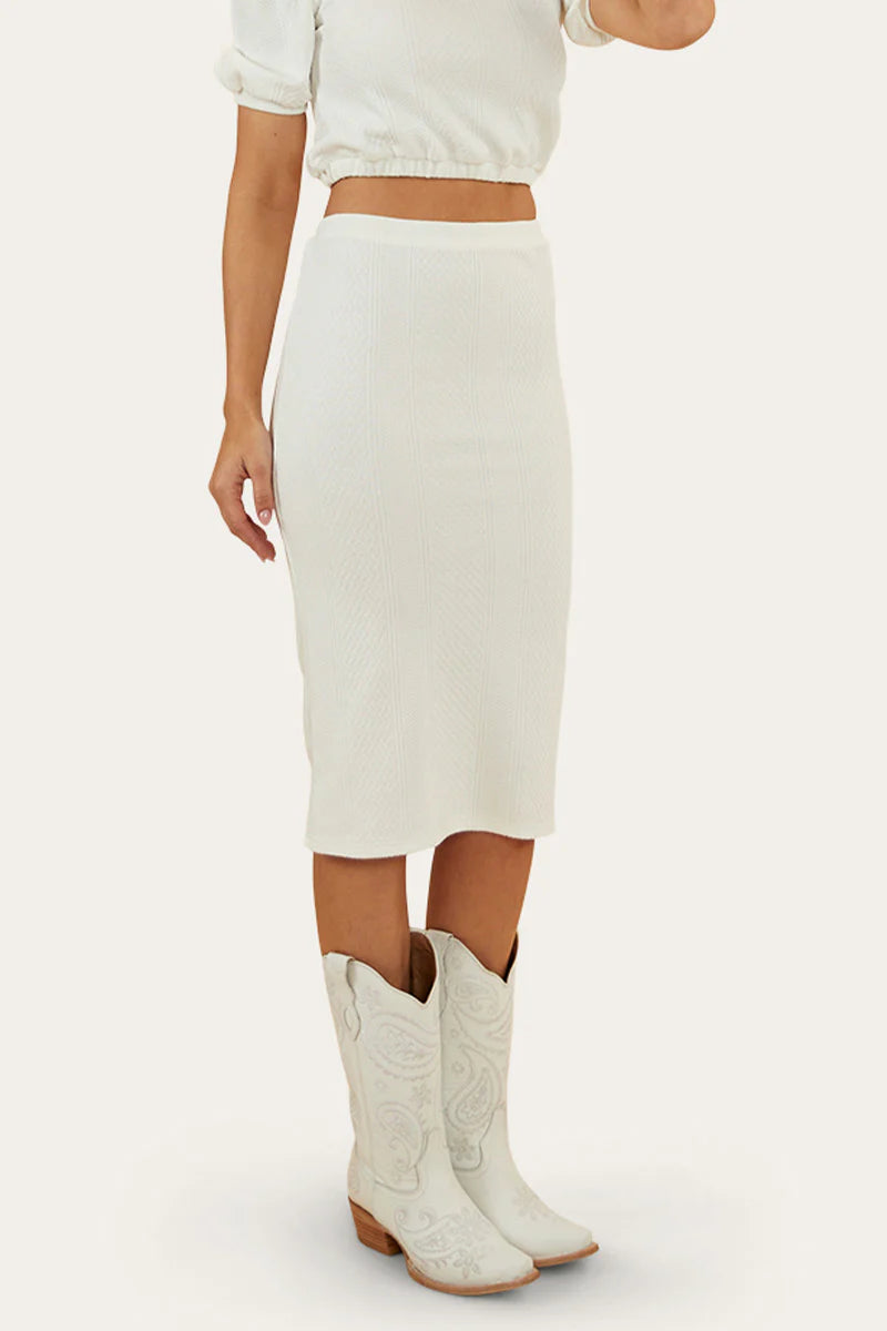 Ringers Western Women's Paloma Midi Skirt - White