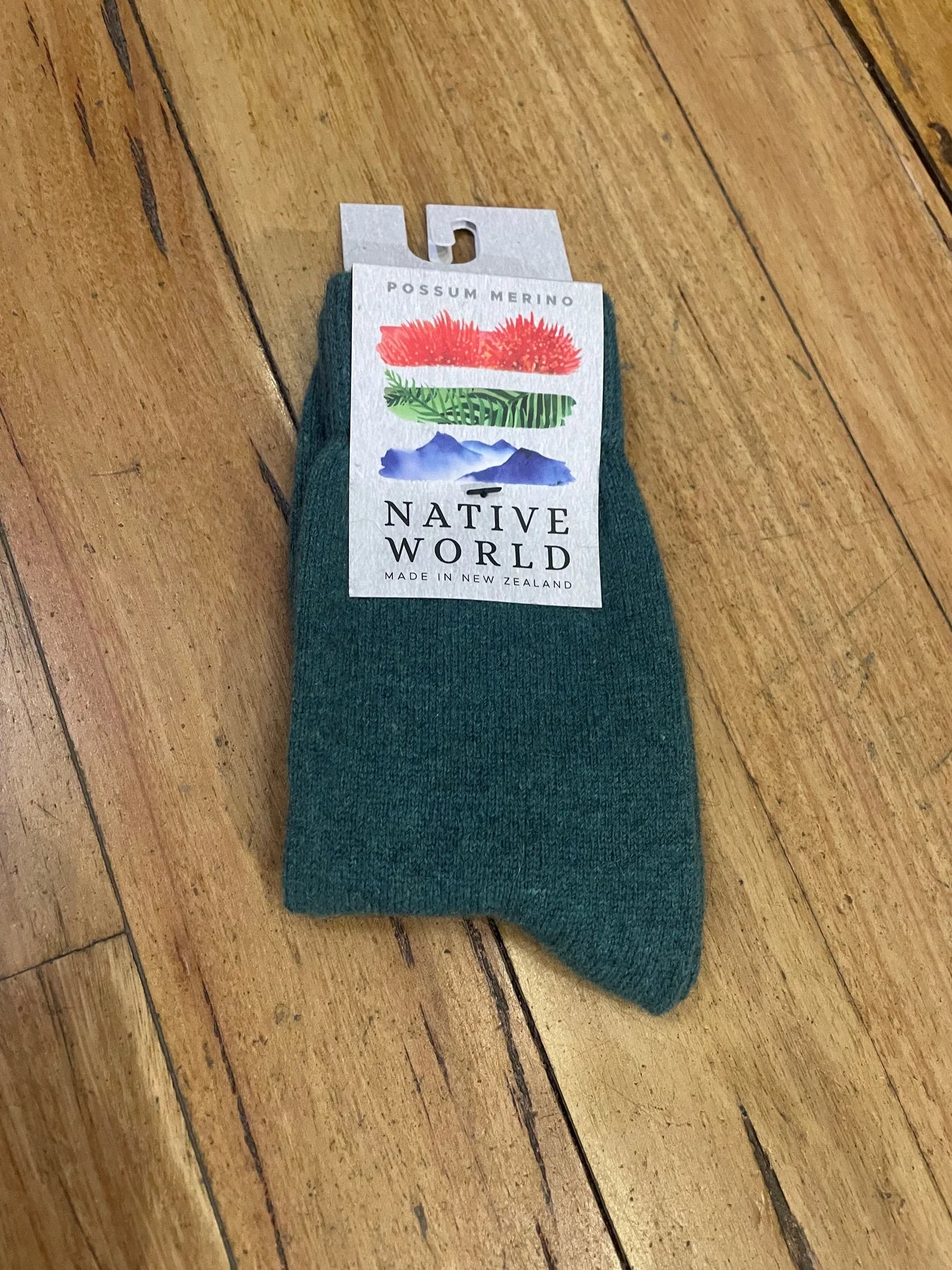 Native World Merino Possum Plain Socks