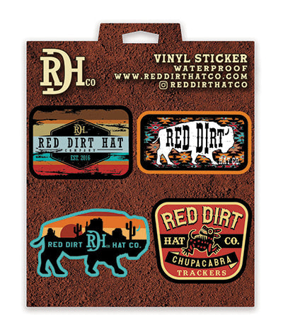 Red Dirt Hat Co. Sticker Pack